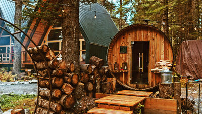 Rustic Roots, which opened this winter in Seward, shares a sauna, yoga studio and beach access with Salted Roots, a sister property built in 2020.